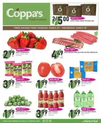 Coppa's Fresh Market flyer (valid until 18-03)