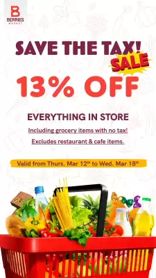 Berries Market flyer (valid until 18-03)