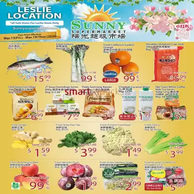 Sunny Food Mart flyer (valid until 19-03)