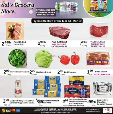 Sal's Grocery flyer (valid until 19-03)