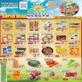 Sunny Food Mart flyer week 11 Page 1