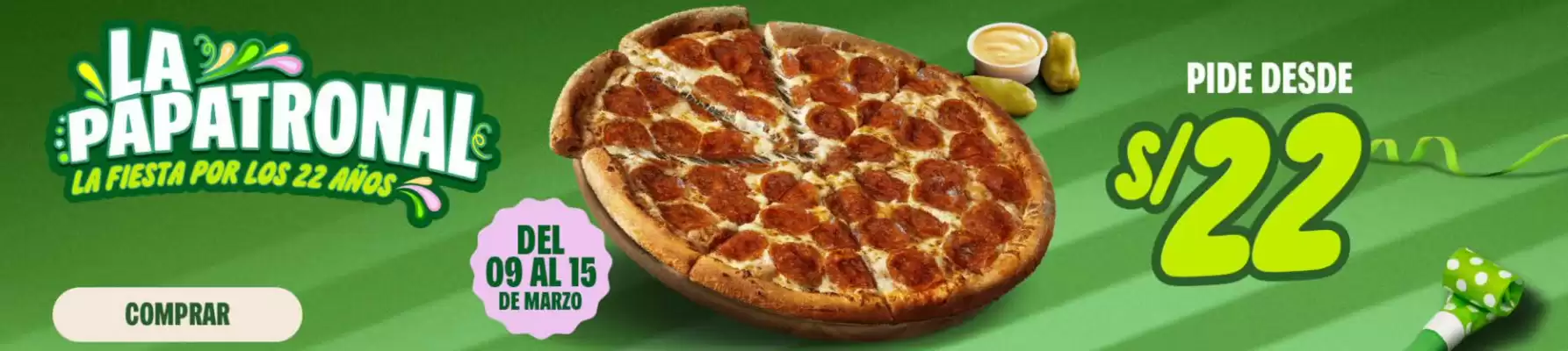 Catálogo Papa John's (válido hasta 15-03)