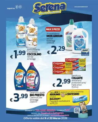 Volantino Serena Detersivi (valido fino al 22-03)