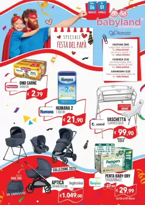 Volantino Babyland (valido fino al 1-04)