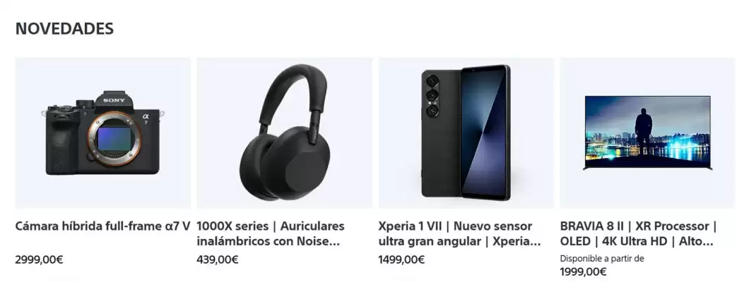 Folleto Sony (válido hasta el 25-03)