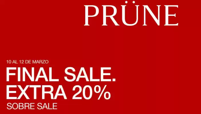 Catálogo Prüne (válido hasta 12-03)