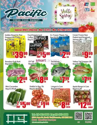 New Pacific Supermarket flyer (valid until 19-03)