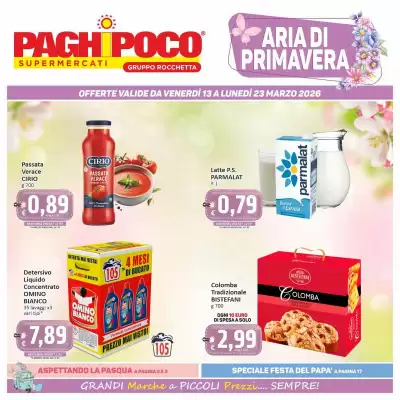 Volantino Paghi Poco (valido fino al 23-03)