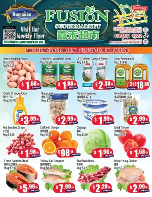 Fusion Supermarket flyer (valid until 19-03)