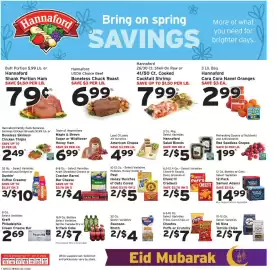 Hannaford flyer week 12 Page 1