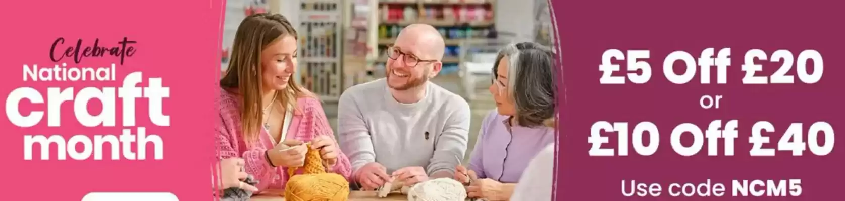 Hobbycraft catalogue (valid until 31-03)