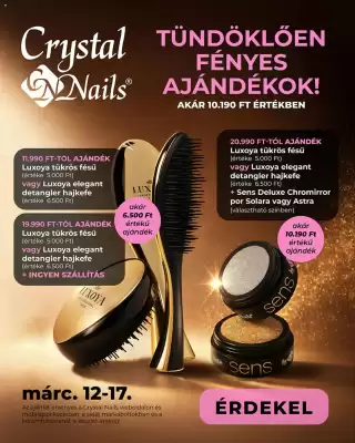 Crystal Nails akciós újság (érvényes eddig: 17-03)