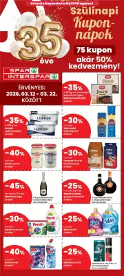 Spar akciós újság (érvényes eddig: 22-03)