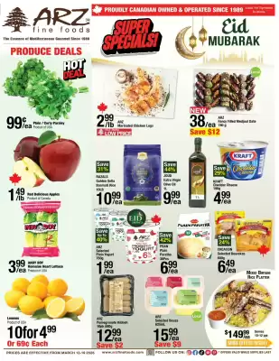 Arz Fine Foods flyer (valid until 19-03)