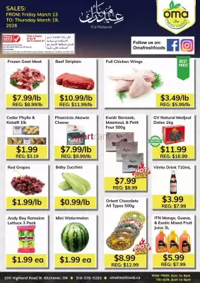 Oma Fresh Foods flyer (valid until 19-03)