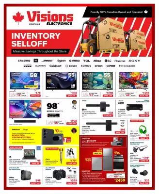 Visions Electronics flyer (valid until 19-03)
