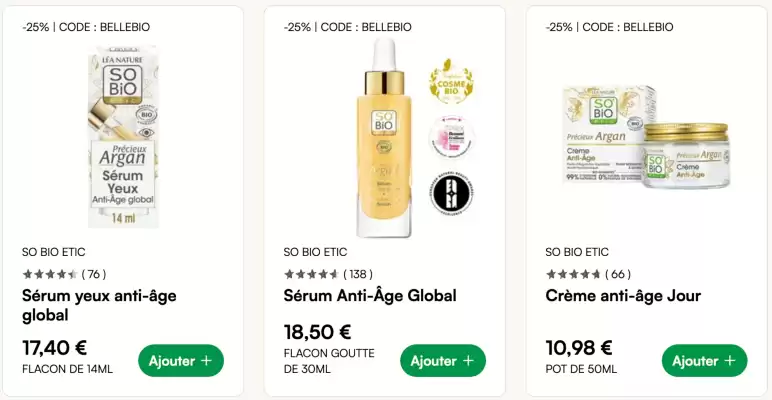 Catalogue SO'BiO (valable jusqu'au 19-03)