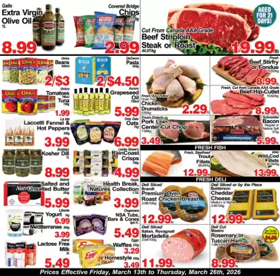 Greco's Fresh Market flyer (valid until 26-03)
