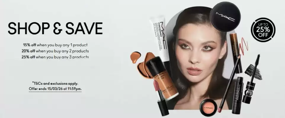 MAC Cosmetics leaflet (valid until 15-03)