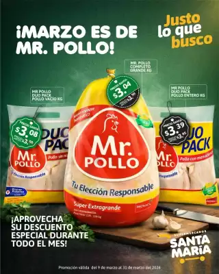 Catálogo Santa Maria (válido hasta 31-03)