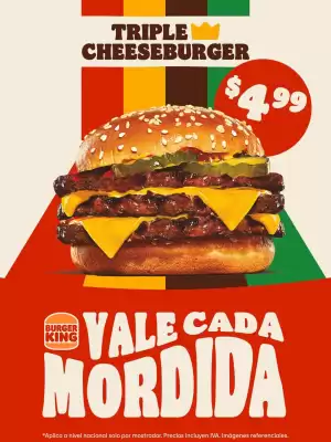 Catálogo Burger King (válido hasta 31-03)