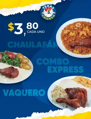 Catálogo Texas Chicken (válido hasta 31-03)