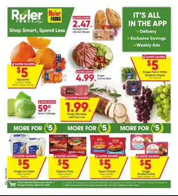 Ruler Foods weekly ad (valid until 24-03)