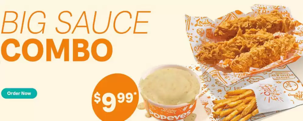 Popeyes flyer (valid until 20-03)