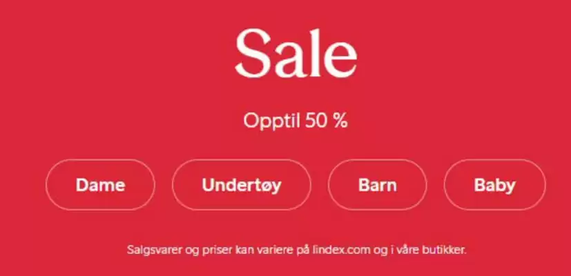 Lindex kundeavis (gyldig til 26-03)