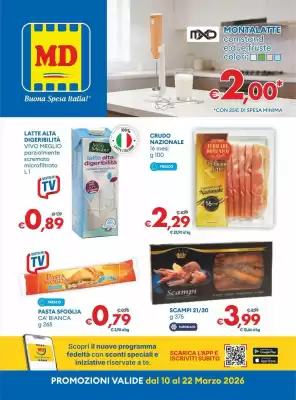 Volantino MD Discount (valido fino al 22-03)