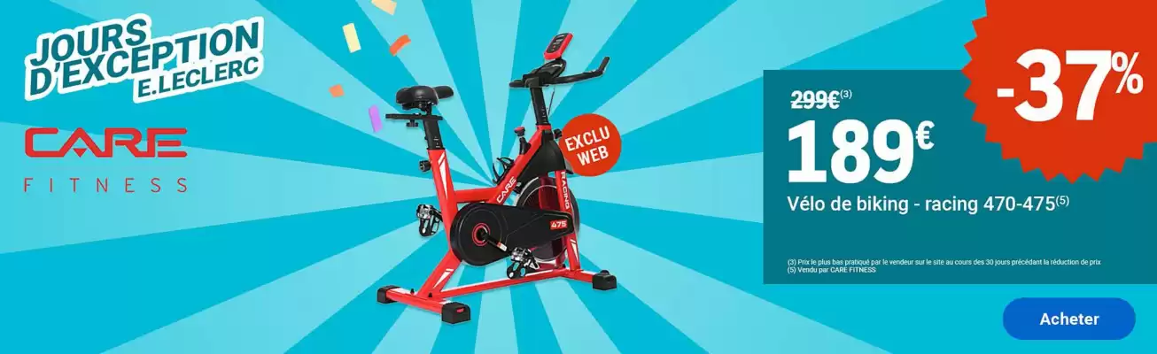 Catalogue E.Leclerc Sport (valable jusqu'au 17-03)