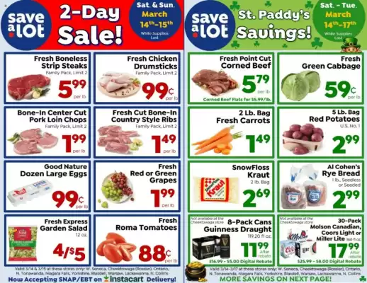 Save a Lot weekly ad (valid until 18-03)