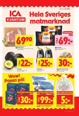 ICA Kvantum reklamblad (giltig till och med 22-03)