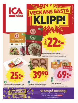 ICA Nära reklamblad (giltig till och med 22-03)