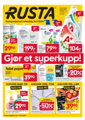 Rusta kundeavis (gyldig til 16-03)