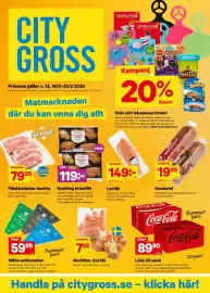 City Gross reklamblad vecka 12 Sida 1