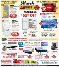 ABC Warehouse weekly ad week 12 Page 1