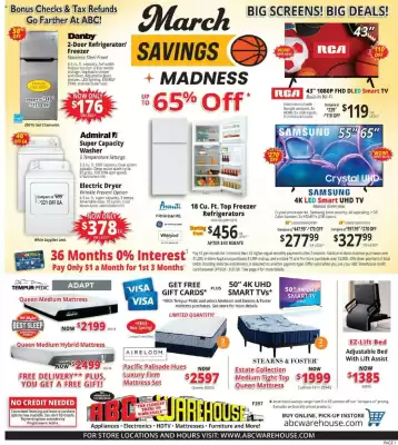 ABC Warehouse weekly ad (valid until 21-03)