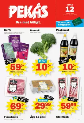Pekås reklamblad (giltig till och med 22-03)