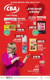 CBA akciós újság hét 12 Oldal 1