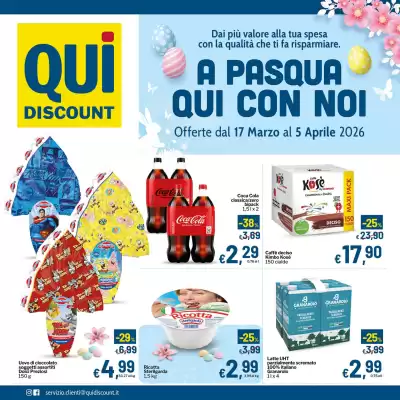 Volantino Qui Discount (valido fino al 5-04)