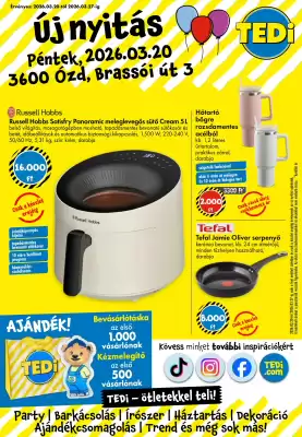 Tedi katalógus (érvényes eddig: 27-03)