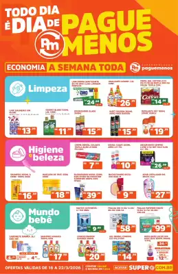 Catálogo Supermercados Pague Menos (válido até 22-03)