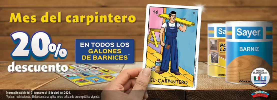 Sayer (válido hasta 30-04)