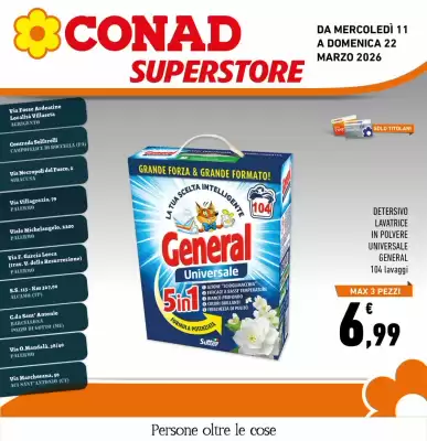 Volantino Conad Superstore (valido fino al 22-03)