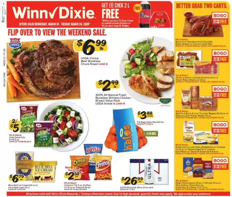 Winn Dixie weekly ad (valid until 24-03)