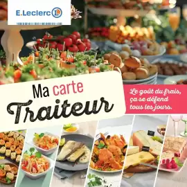 Catalogue E.Leclerc | Carte traiteur page 1