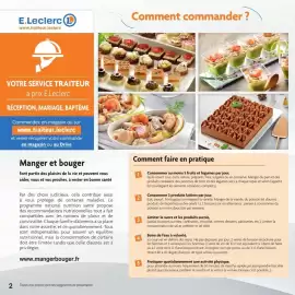 Catalogue E.Leclerc | Carte traiteur page 2