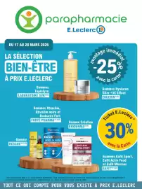 Catalogue E.Leclerc Parapharmacie page 1