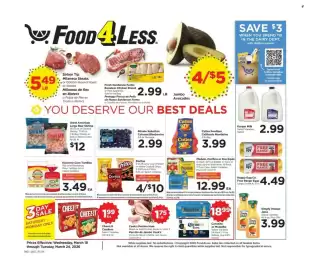 Food 4 Less weekly ad week 12 Page 1